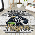 Magpies Football Xmas Round Carpet Australia AFL Mascot