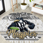 Magpies Football Xmas Round Carpet Australia AFL Mascot