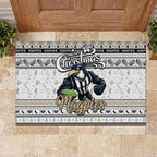 Magpies Football Xmas Rubber Doormat Australia AFL Mascot