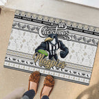 Magpies Football Xmas Rubber Doormat Australia AFL Mascot