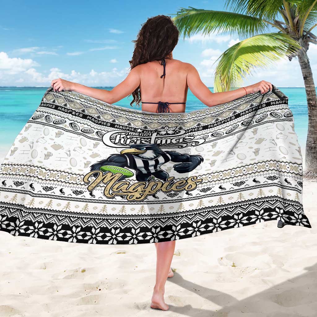 Magpies Football Xmas Sarong Australia AFL Mascot