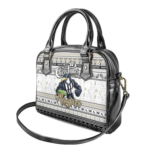 Magpies Football Xmas Shoulder Handbag Australia AFL Mascot