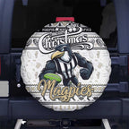Magpies Football Xmas Spare Tire Cover Australia AFL Mascot