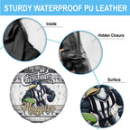 Magpies Football Xmas Spare Tire Cover Australia AFL Mascot
