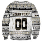 Personalized Magpies Rugby Xmas Sweatshirt Australia AFL Mascot