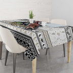 Magpies Football Xmas Tablecloth Australia AFL Mascot