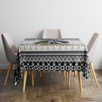 Magpies Football Xmas Tablecloth Australia AFL Mascot