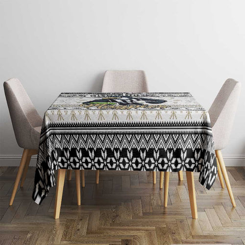Magpies Football Xmas Tablecloth Australia AFL Mascot