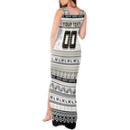 Personalized Magpies Rugby Xmas Tank Maxi Dress Australia AFL Mascot