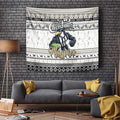 Magpies Football Xmas Tapestry Australia AFL Mascot