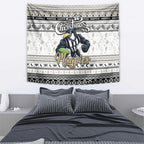 Magpies Football Xmas Tapestry Australia AFL Mascot