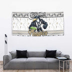 Magpies Football Xmas Tapestry Australia AFL Mascot