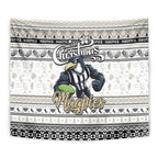 Magpies Football Xmas Tapestry Australia AFL Mascot