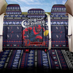 Demons Football Xmas Back Car Seat Cover Australia AFL Mascot