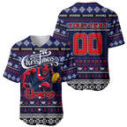 Personalized Demons Rugby Xmas Baseball Jersey Australia AFL Mascot
