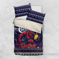 Demons Football Xmas Bedding Set Australia AFL Mascot