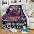 Demons Football Xmas Blanket Australia AFL Mascot