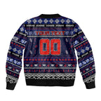 Personalized Demons Rugby Xmas Bomber Jacket Australia AFL Mascot