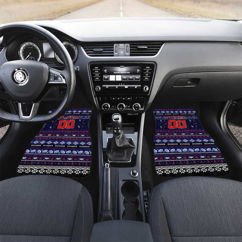 Demons Football Xmas Car Mats Australia AFL Mascot
