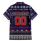 Personalized Demons Rugby Xmas Family Matching Mermaid Dress and Hawaiian Shirt Australia AFL Mascot