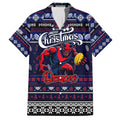 Personalized Demons Rugby Xmas Hawaiian Shirt Australia AFL Mascot