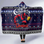 Demons Football Xmas Hooded Blanket Australia AFL Mascot