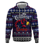 Personalized Demons Rugby Xmas Hoodie Australia AFL Mascot