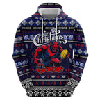 Personalized Demons Rugby Xmas Hoodie Australia AFL Mascot