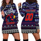 Personalized Demons Rugby Xmas Hoodie Dress Australia AFL Mascot