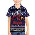 Personalized Demons Rugby Xmas Kid Hawaiian Shirt Australia AFL Mascot