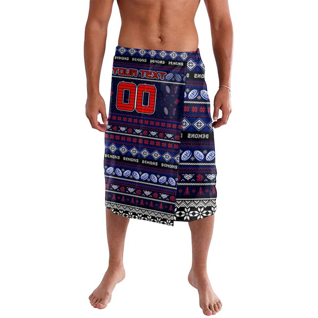 Personalized Demons Rugby Xmas Lavalava Australia AFL Mascot