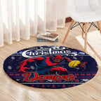 Demons Football Xmas Round Carpet Australia AFL Mascot