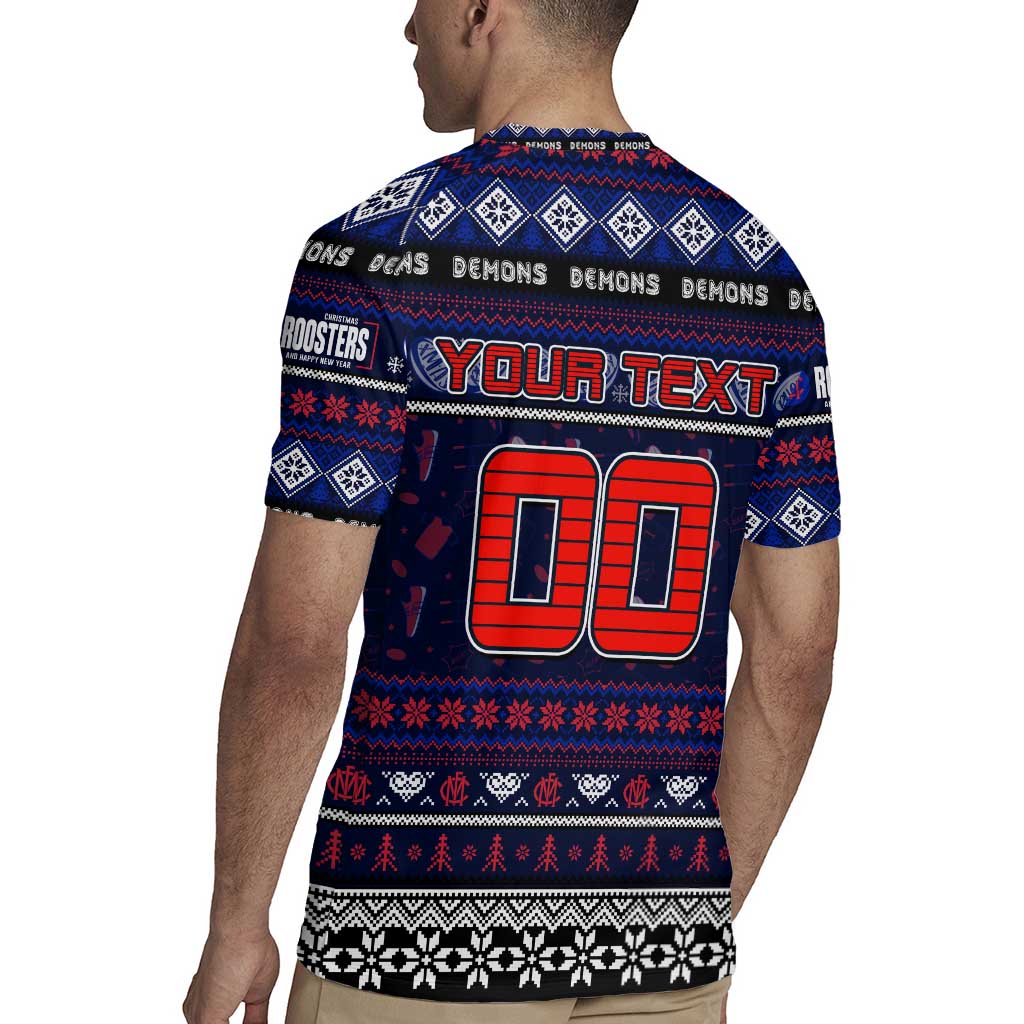 Personalized Demons Rugby Xmas Rugby Jersey Australia AFL Mascot