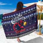 Demons Football Xmas Sarong Australia AFL Mascot