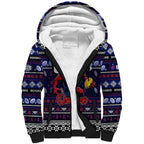 Personalized Demons Rugby Xmas Sherpa Hoodie Australia AFL Mascot