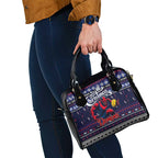 Demons Football Xmas Shoulder Handbag Australia AFL Mascot