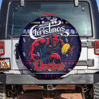 Demons Football Xmas Spare Tire Cover Australia AFL Mascot