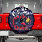 Demons Football Xmas Spare Tire Cover Australia AFL Mascot