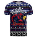 Personalized Demons Rugby Xmas T Shirt Australia AFL Mascot