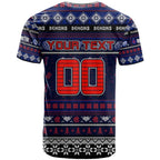 Personalized Demons Rugby Xmas T Shirt Australia AFL Mascot