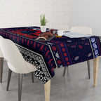 Demons Football Xmas Tablecloth Australia AFL Mascot