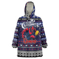 Personalized Demons Rugby Xmas Wearable Blanket Hoodie Australia AFL Mascot