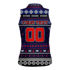 Personalized Demons Rugby Xmas Women Sleeveless Polo Shirt Australia AFL Mascot