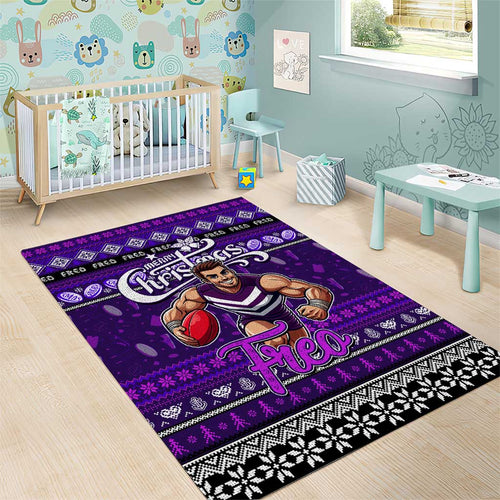 Freo Football Xmas Area Rug Australia AFL Mascot