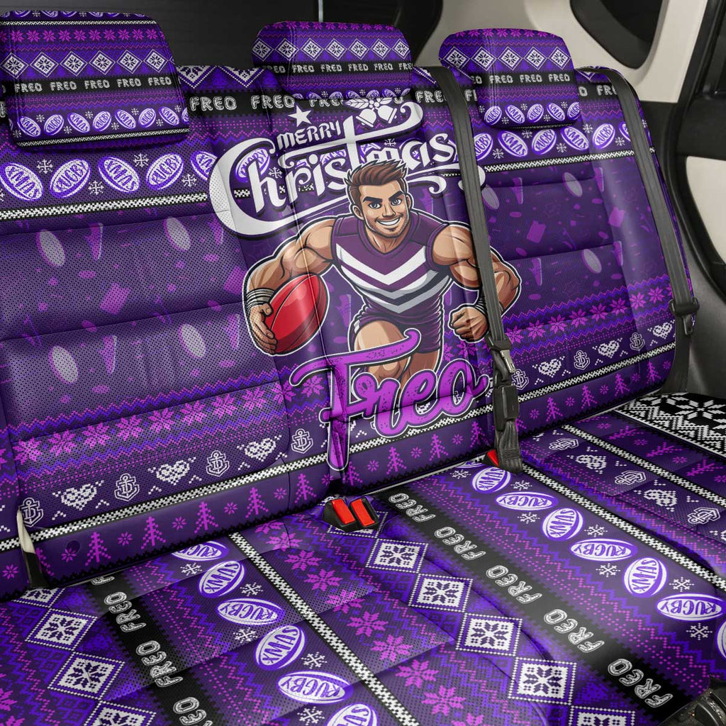 Freo Football Xmas Back Car Seat Cover Australia AFL Mascot