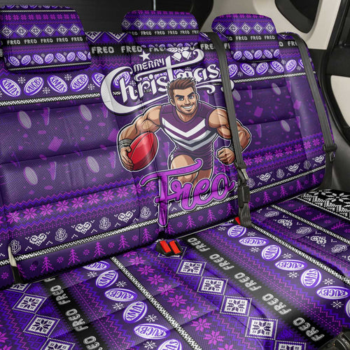 Freo Football Xmas Back Car Seat Cover Australia AFL Mascot