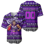 Personalized Freo Rugby Xmas Baseball Jersey Australia AFL Mascot