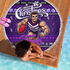 Freo Football Xmas Beach Blanket Australia AFL Mascot