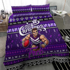 Freo Football Xmas Bedding Set Australia AFL Mascot