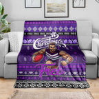 Freo Football Xmas Blanket Australia AFL Mascot